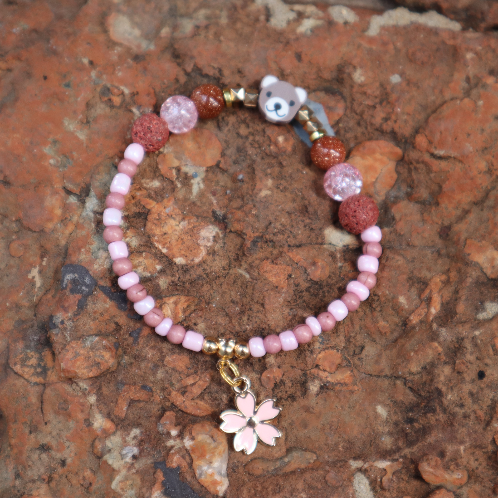 Berry Bear Blossom Bracelet