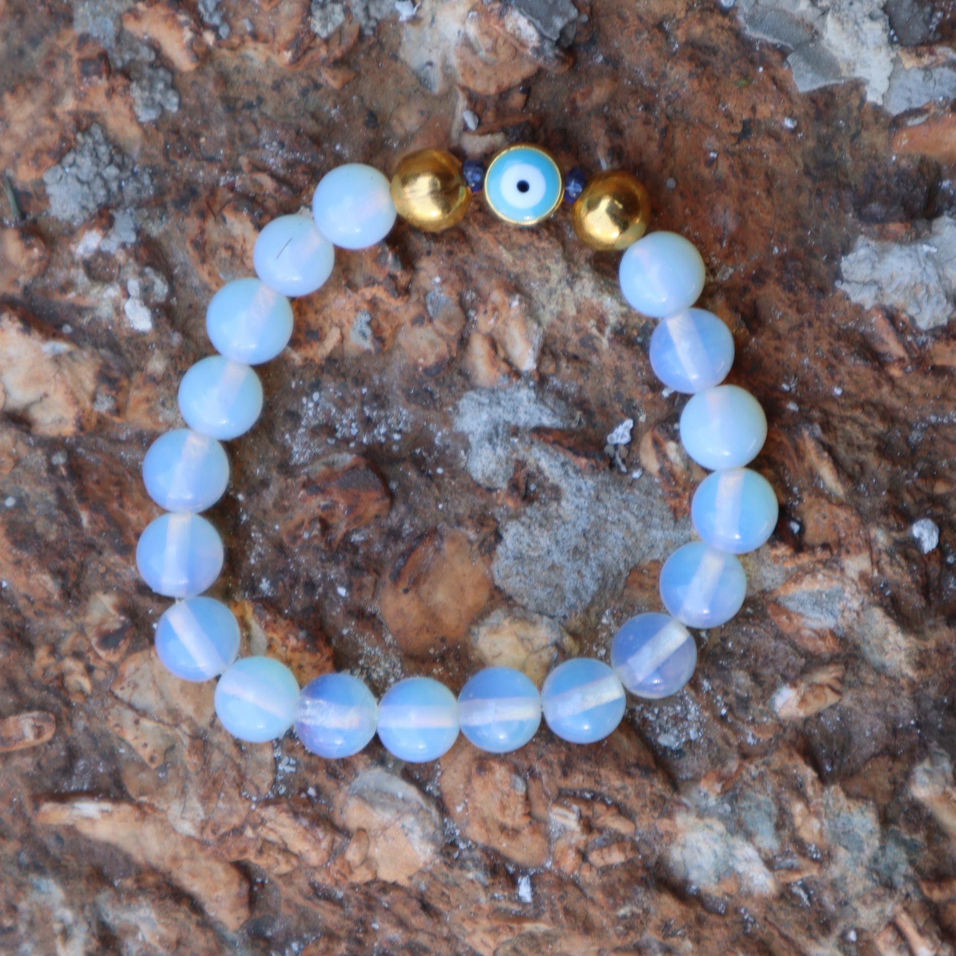 Moonstone Eye Bracelet