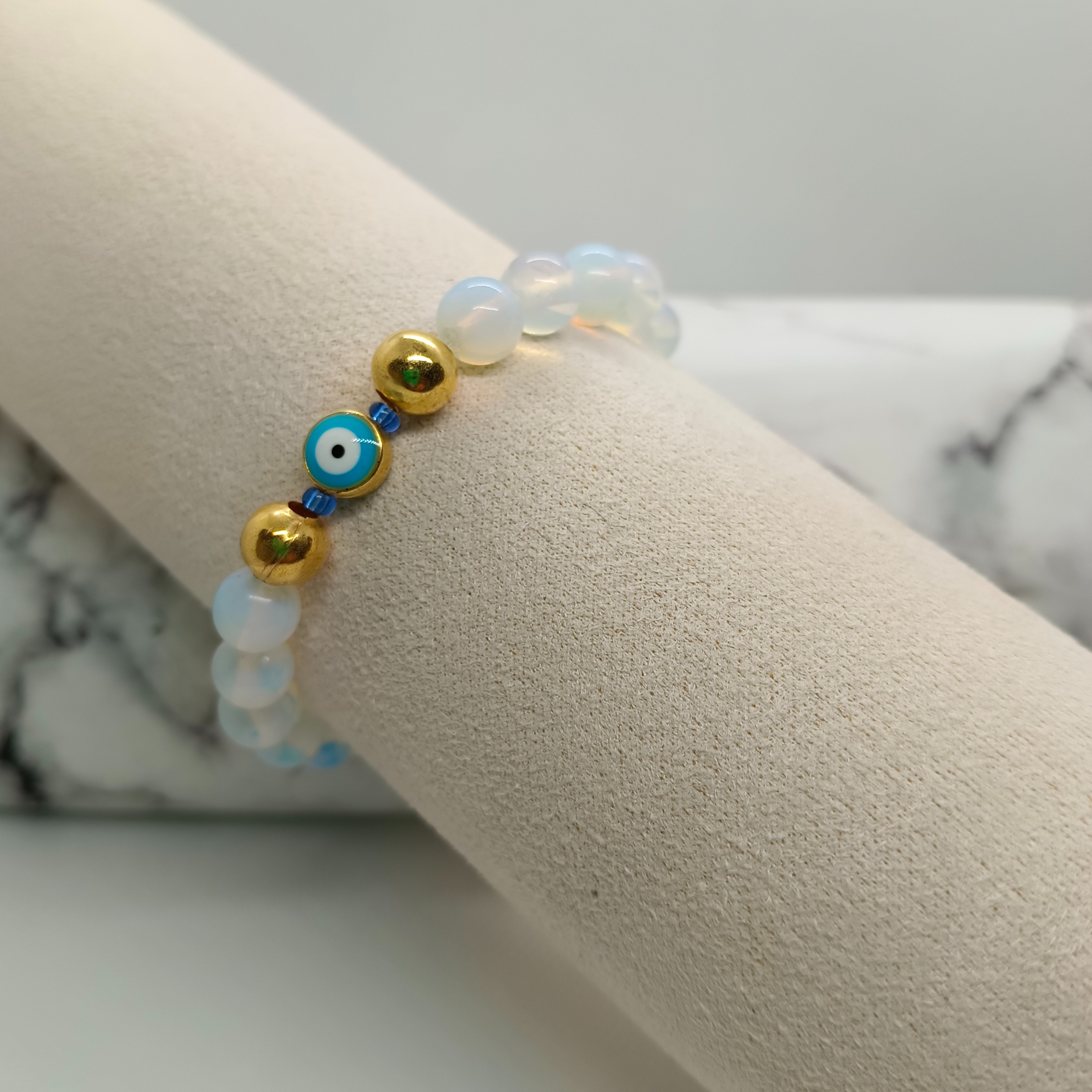 Moonstone Eye Bracelet